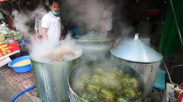 Lò bánh Chưng chuẩn vị Bắc Gói 40.000 cái Tết Nhâm Dần 2022 giá 70k 120k Siêu Ngon ở Sài Gòn