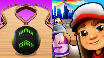 GOING BALL SPEEDRUN VS SUBWAY SURFERS ALL LEVELS ANDROID IOS