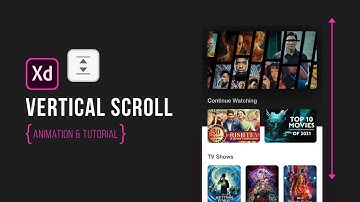 Vertical Scroll Animation Tutorial in Adobe XD | Adobe XD Tutorial 2022 | Vertical Scroll