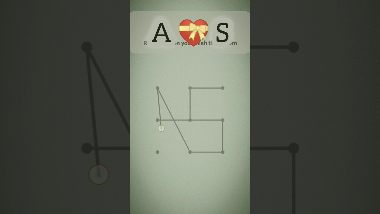 New video pattern passwordyou pattern