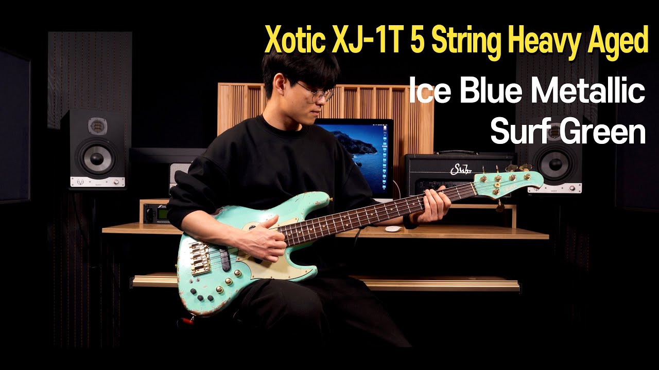 조건희 (Nathan) - Xotic XJ-1T 5 String Heavy Aged Demo - YouTube