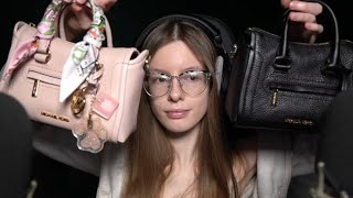 ASMR Tapping & Scratching On My  Michael Kors Handbags (Soft Spoken/Whispered) screenshot 5