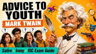 Advice to Youth by Mark Twain | Full ISC Guide | Satire, Irony, Themes &amp; Exam Tips | Class 11