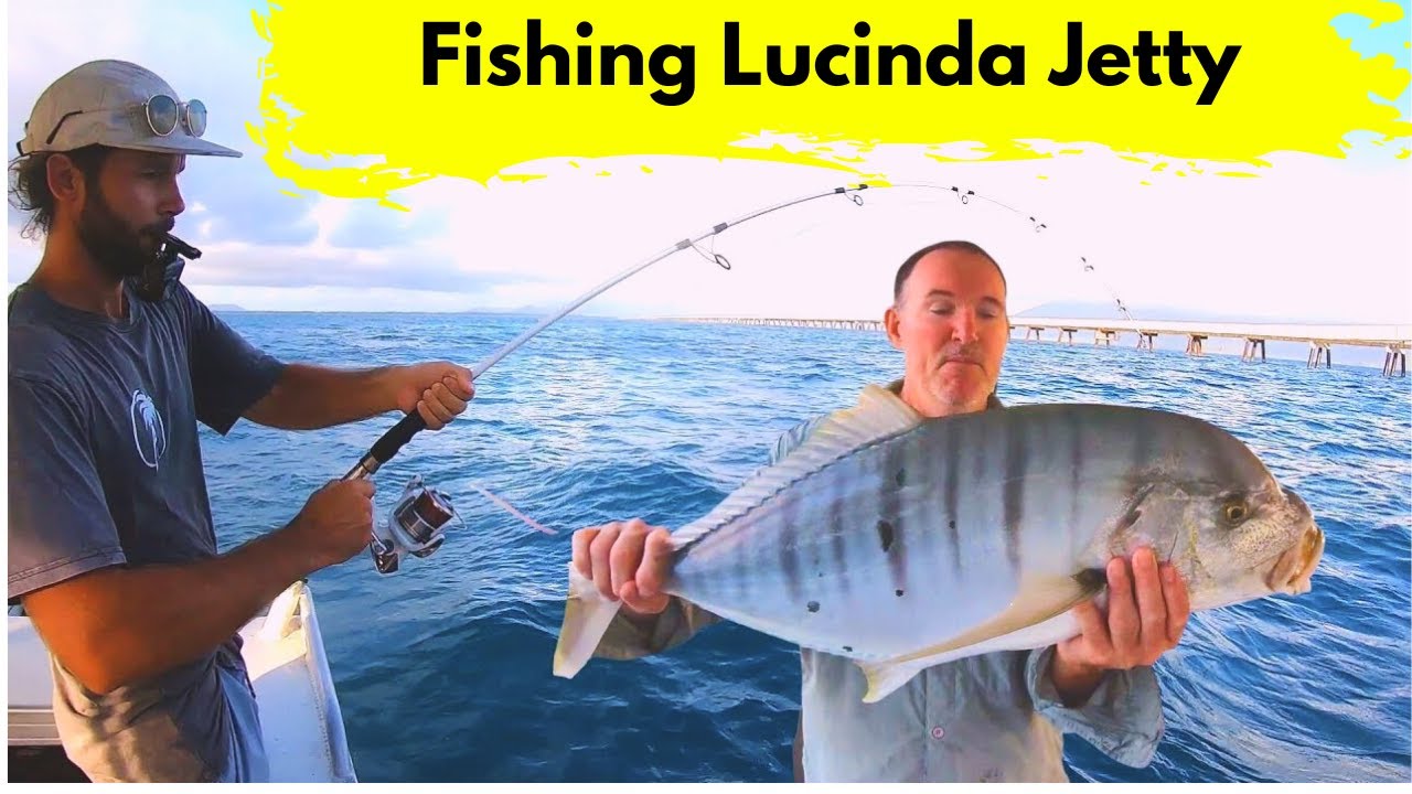 Fishing Lucinda Jetty with Toni from No Moss Nomads Hinchinbrook Nth