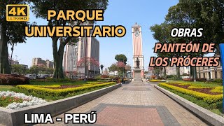 Inicia la recuperación del Panteón de los Próceres | Centro histórico de Lima Perú 4K