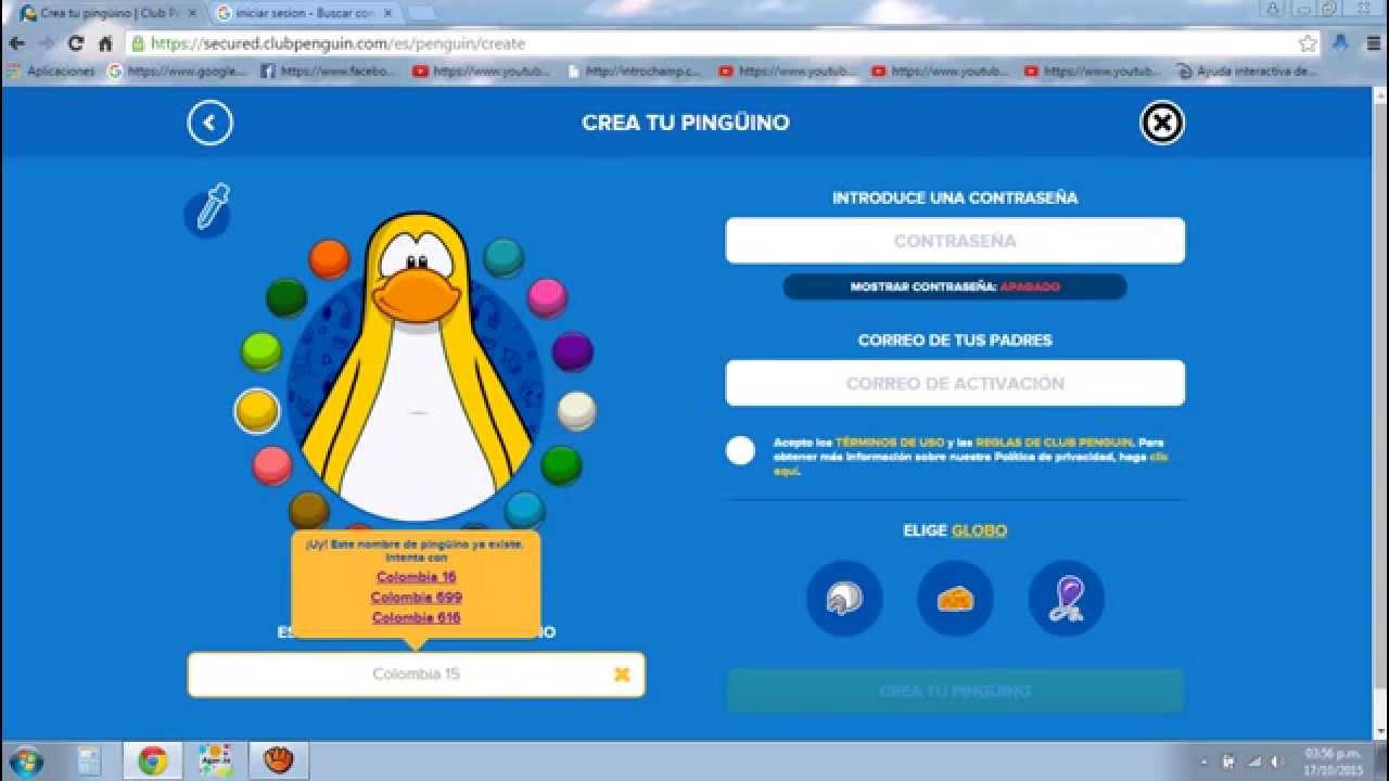 Como Crear Un Pinguino En Club Penguin 2015 - YouTube