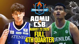 ALAS vs. DUTERTE?! FULL 4th Quarter: Ateneo vs. Benilde | Pinoyliga Cup 2026
