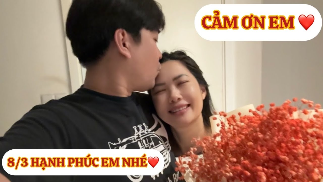 2 Vợ chồng cùng RỚT NƯỚC MẮT trong ngày 8/3!HN BẤT NGỜ khi Cương làm điều này 😂❤️