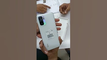 REDMI NOTE 10 FROST WHITE 4/64 UNBOXING