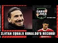 ‘LEGEND!’ Zlatan Ibrahimovic EQUALS Cristiano Ronaldo’s goalscoring record | Gab & Juls |  ESPN FC