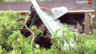 Storms rip down trees, damage buildings in Vicksburg