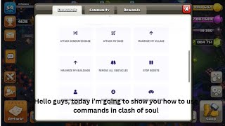 How to use commands in clash of soul. screenshot 4