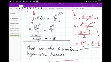 Nemanja Nikitovic Live Stream (Calculus2 6.10 Hyperbolic Functions)