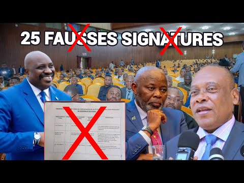 PETITION AGAINST KAMERHE CASE OF 25 FALSE SIGNATURES DENIED BY STEVE MBIKAYI