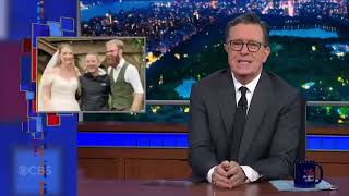 Stephen Colbert On Elijah Wood shocked guests at a "Lord of the Rings"-themed wedding in New Zealand