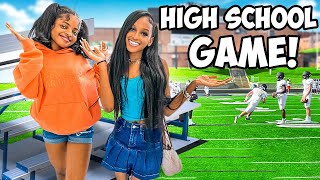 Come Hang Out With Me For The Day... We Went To Our First HIGH SCHOOL Game!!!