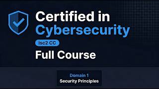 ISC2 CC Domain 1: Security Principles | Complete Exam Prep (2026 Exam Outline)
