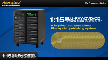 Aleratec 1:15 Blu-ray DVD CD Tower LightScribe Publisher SLS - part #260203