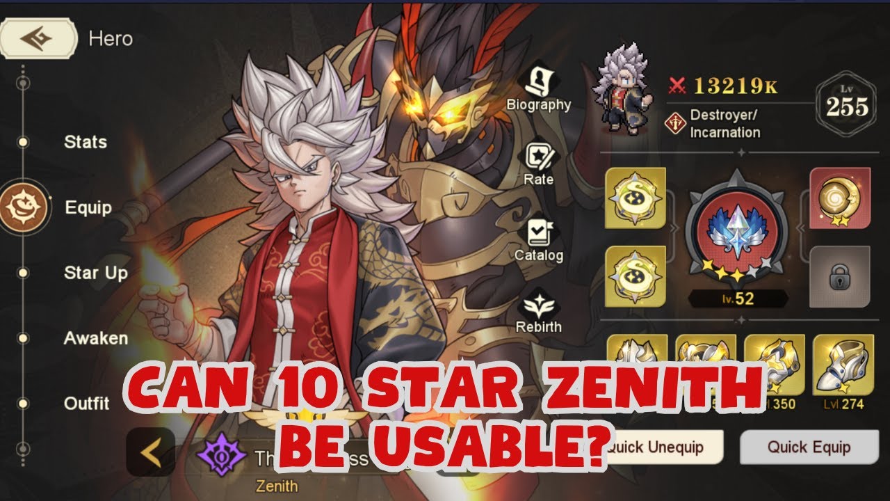 [Realms of Pixel] IS ZENITH GOOD AT 10 STAR?
