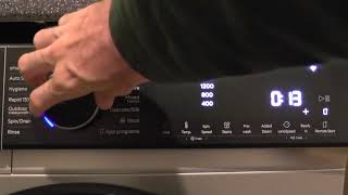 Siemens IQ500 WG56H2AXGB Washer, Programmes and Options - Please leave requests below