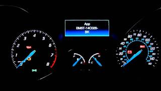 2012 Ford Focus: Gauge & LED test mode