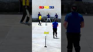 Mi vs Csk vs Rcb one over match #cricket #gullycricket #shorts #viratkohli