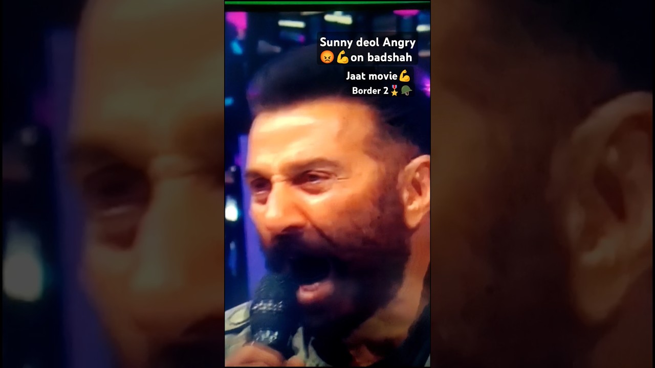 Sunny deol Angry on Badshah 😡💪 Indian idol Jaat movie 💪 Border 2 🎖️🪖 Sunny deol ka gussa😡 