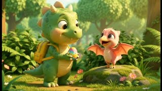 Dino Found an Egg! 🥚🦖 | A Cute Dinosaur Adventure for Kids | DinoGiggles