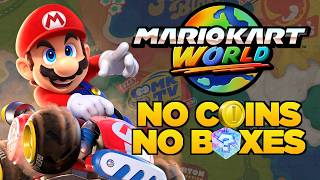 I tried to beat Mario Kart World WITHOUT TOUCHING A COIN or AN ITEM BOX!