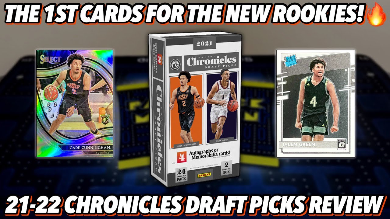 THE 1ST CARDS FOR THE NEW ROOKIES!🔥 | 2021-22 Panini Chronicles Draft Picks Basketball Hobby Review