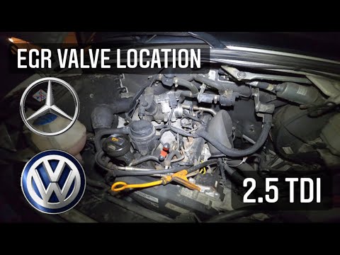 EGR Valve VW Crafter 2.5 TDi // How to check EGR Valve - YouTube