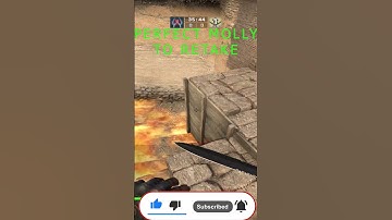 PERFECT MOLLY TO B RETAKE ON DUST 2🔥#shorts #csgo