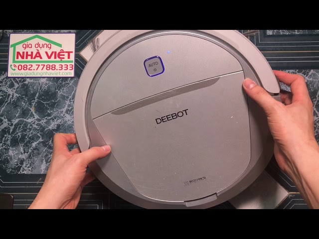 Cách thay pin robot hút bụi Ecovacs Deebot