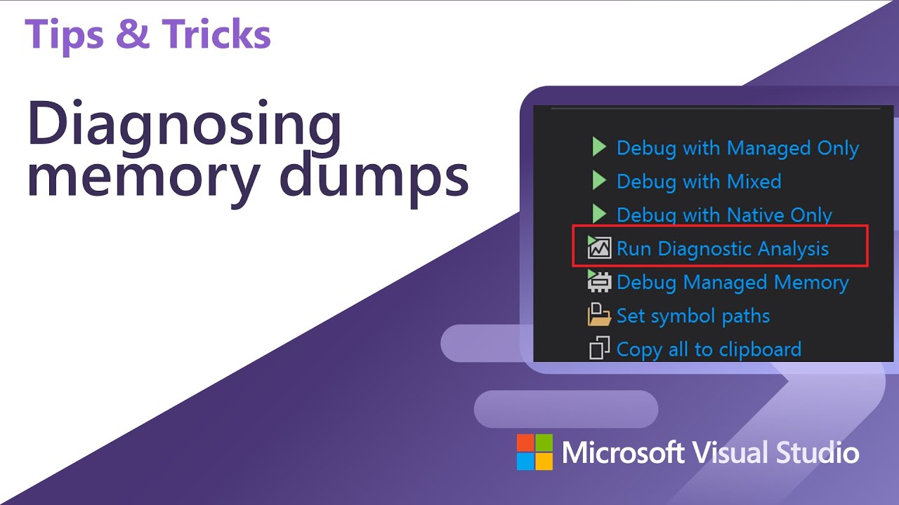 Diagnosing .NET memory dumps in Visual Studio 2022 - YouTube