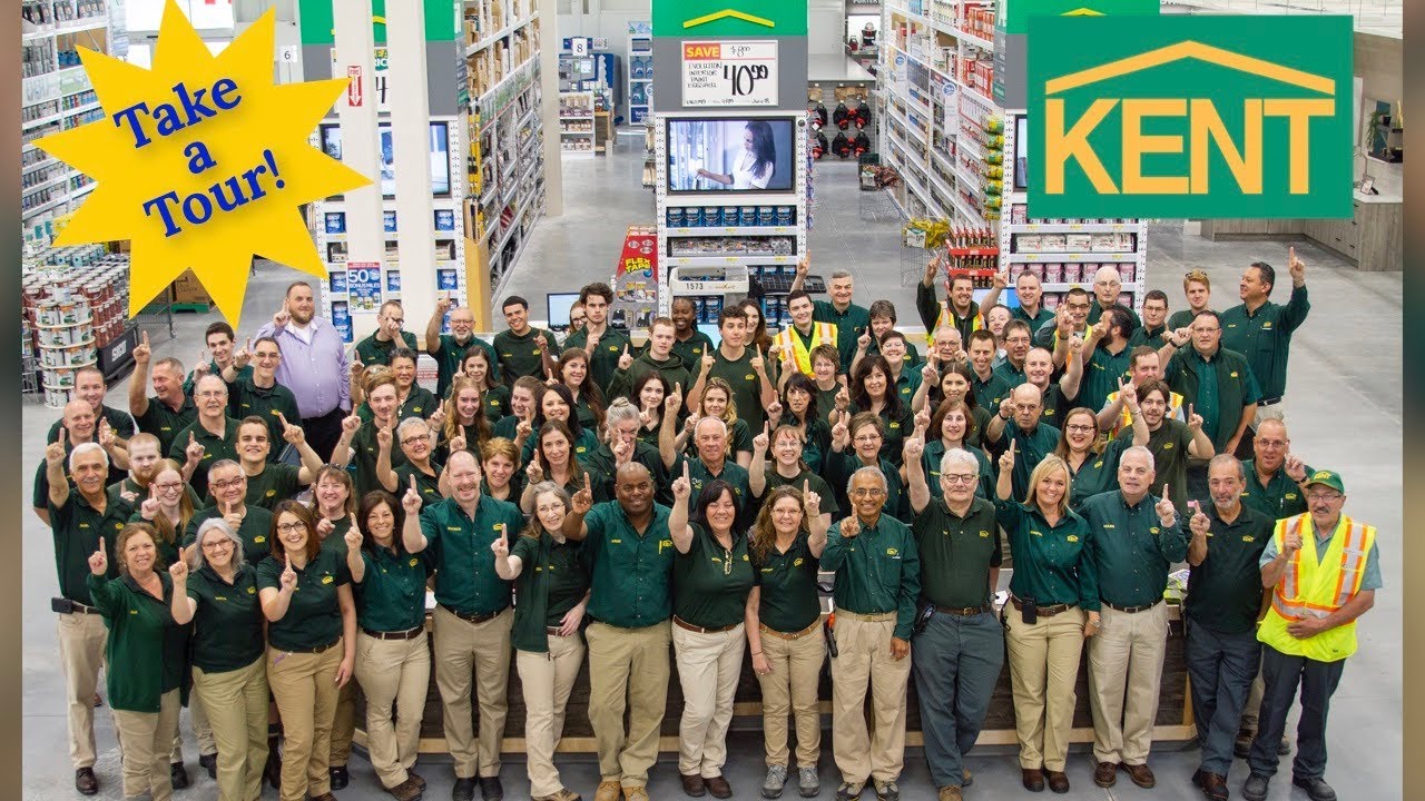 Newest and Biggest KENT Home Improvement Box Store in Canada - YouTube