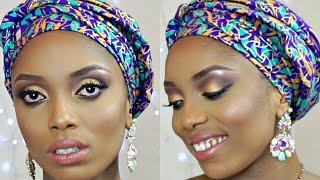 Ankara Inspired Makeup Tutorial