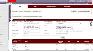 How to edit existing draft invoice in CAMS