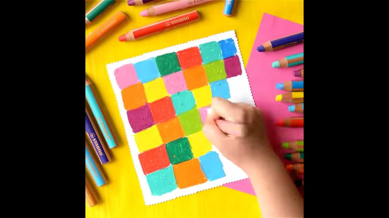 Kindergarten-using markers 