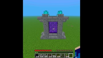 Minecraft Viral Nether Portal Design Tutorial #Shorts