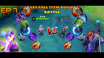 wanwan vs sun 1v1 full item build battle Episode 7 |Mobile legends | Differ