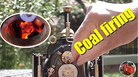 Steam Raising Quarry Hunslet locomotive