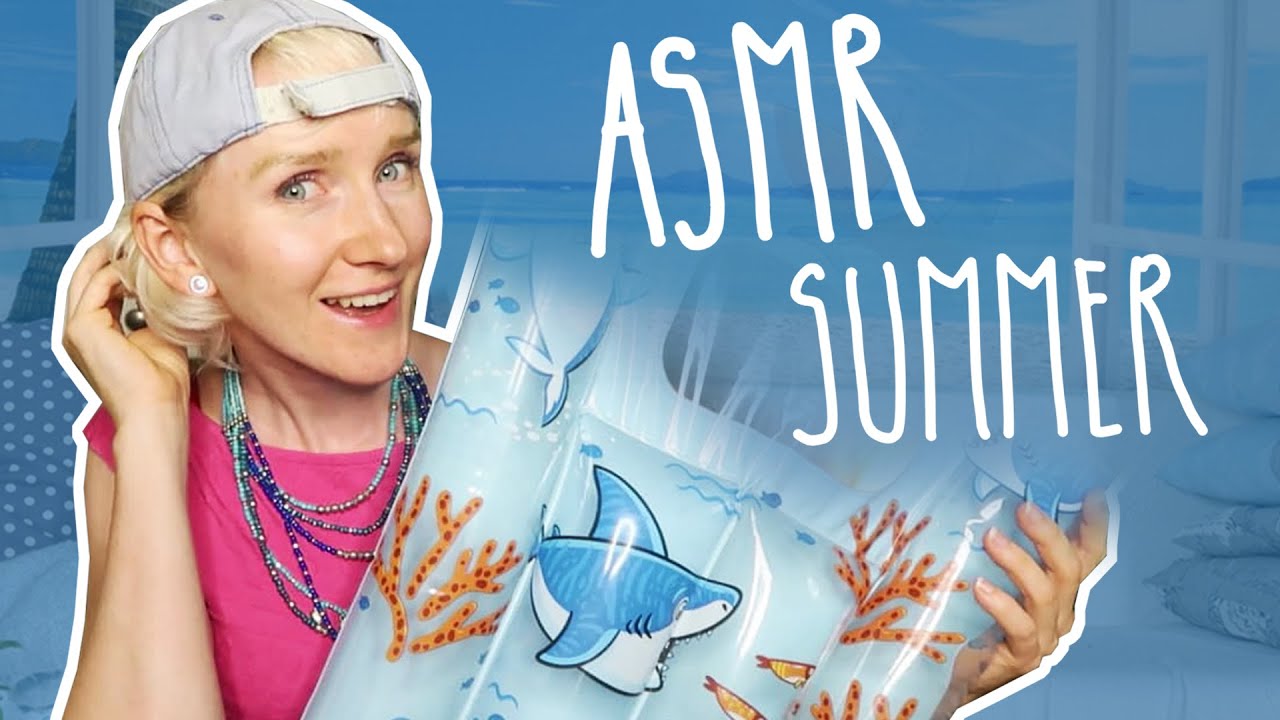 ASMR - товары для летнего приключения (учи немецкий и отдыхай)