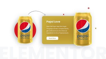Pepsi Hover Animation using Elementor | WordPress Elementor Pro Tutorial | Elementor Tips and Tricks
