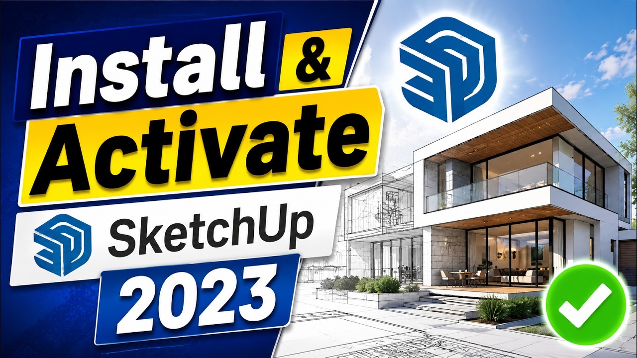 How to Install & Activate Sketchup 2023 on Windows 10/11_2024 - YouTube