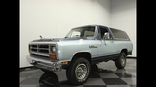 991 TPA 1987 Dodge Ramcharger LE 150 991 TPA 1987 Dodge Ramcharger LE 150