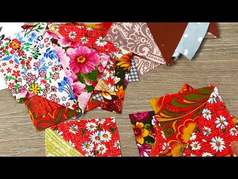 Показываю уникальный способ шить из лоскутков DIY мастер-класс