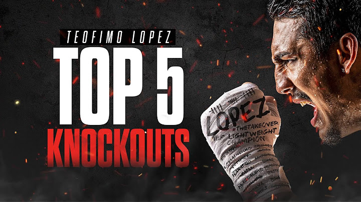 Top 5 Teofimo Lopez Knockouts