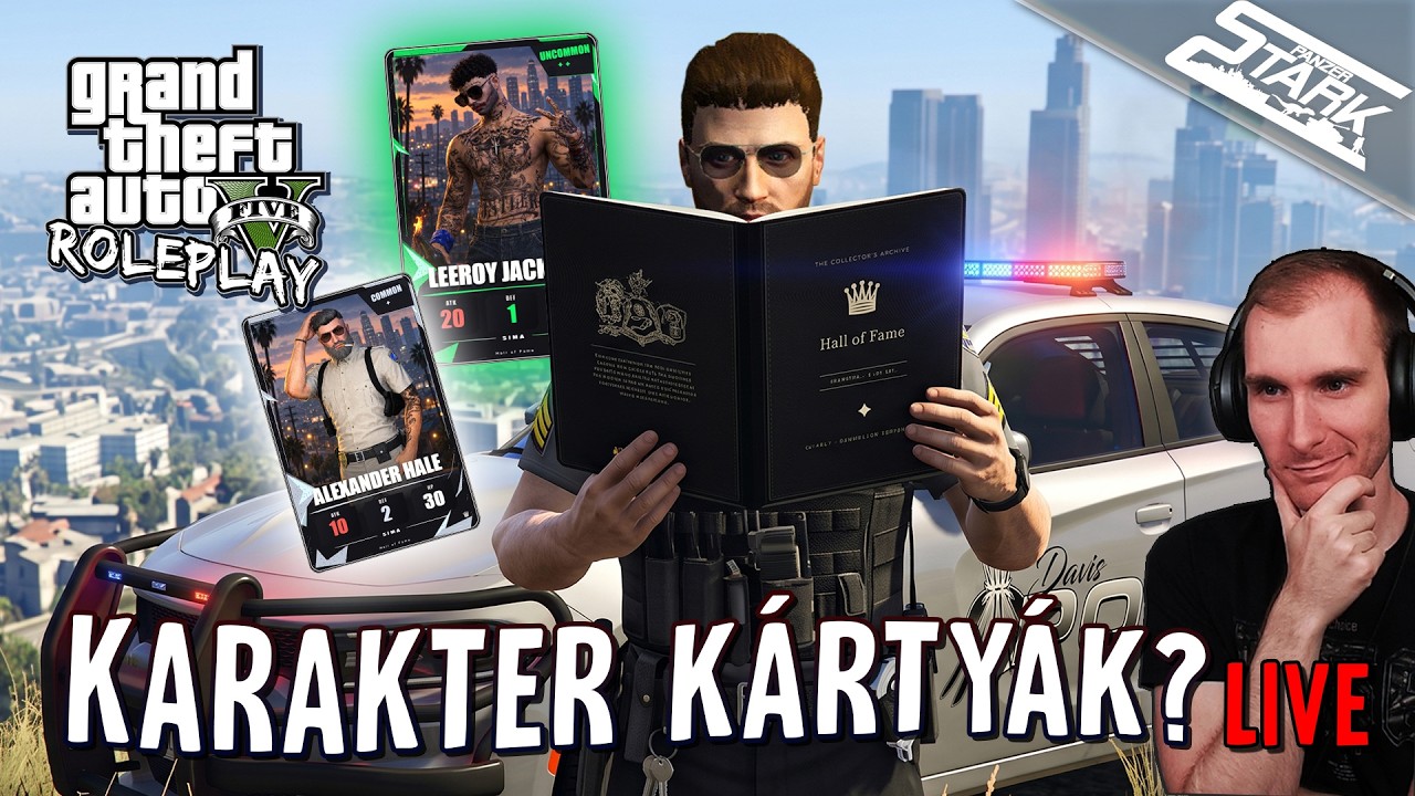 Gyűjthető Karakterkártyák? Ajjajj.. 😅 - GTA 5 RolePlay #115 - Stark Galaxy2.0
