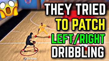 HOW TO LEFT RIGHT DRIBBLE AFTER PATCH NBA 2K22 NEW SIDE TO SIDE DRIBBLING TUTORIAL 2k22 CURRENT GEN