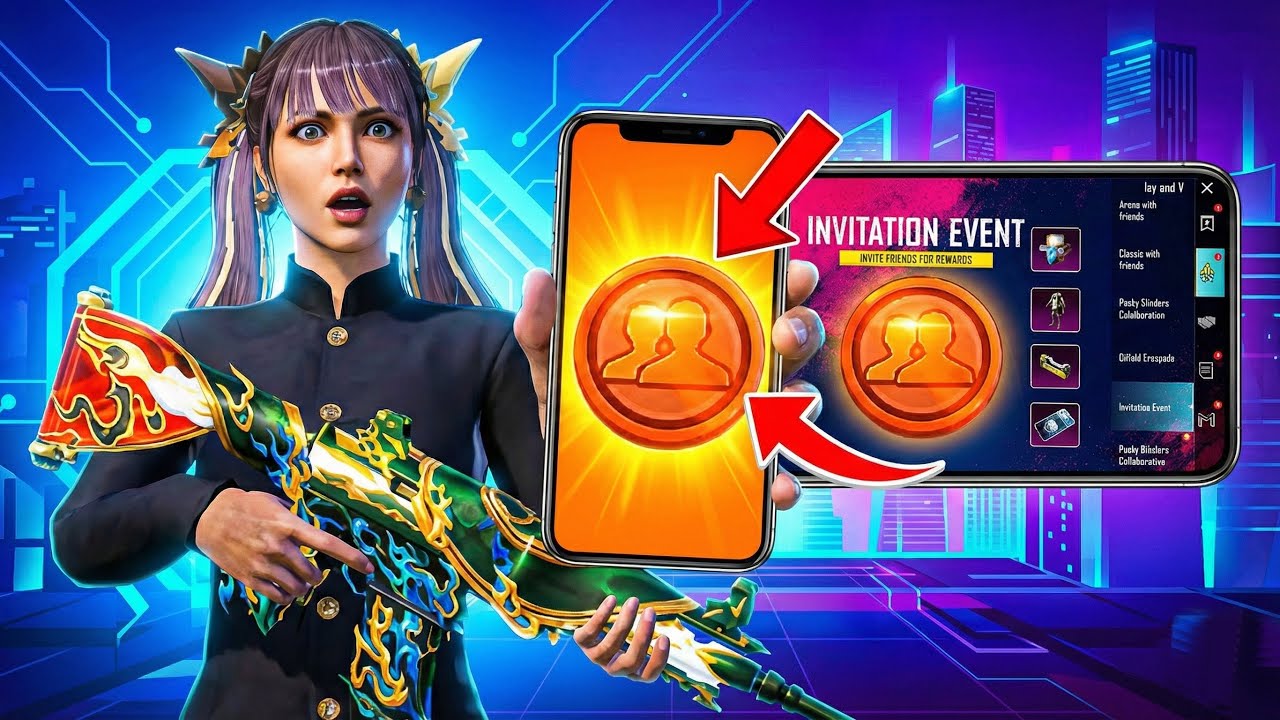 🔴How To Get Invitation Event Token In BGMI | New 4.2 Event | BGMI ...